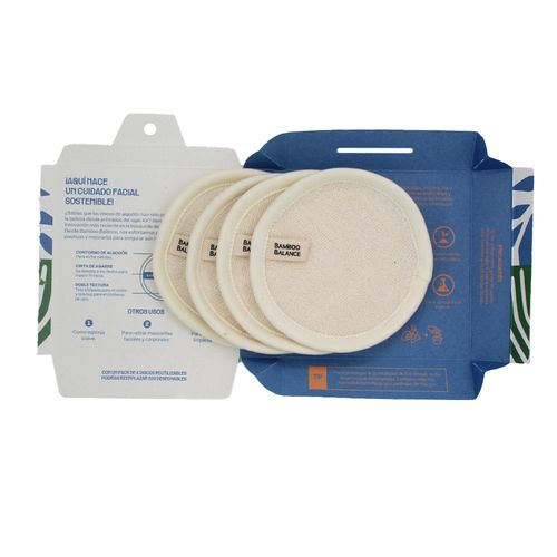 Discos de Algodón Orgánico Bamboo Balance 4 und