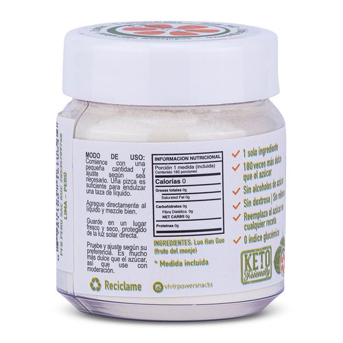 Fruto del Monje Puro en polvo Vivir Power Snacks 20 g