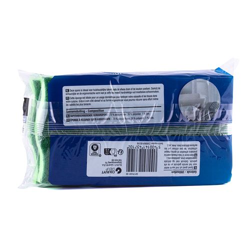 Esponjas Verde para Lavar platos Boni 6 und