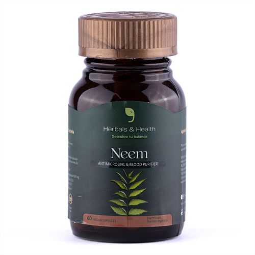 Neem Herbals y Health Capsula Vegana x60und