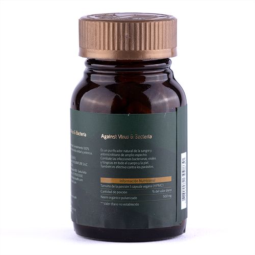 Neem Herbals y Health Capsula Vegana x60und