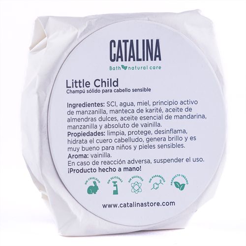 Champu Sólido Little Child Catalina Bath<(>&<)>Naturalcare 100g