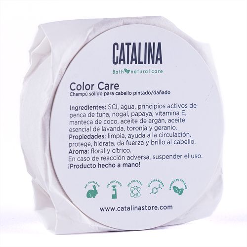 Champu Sólido Color Care Catalina Bath & Naturalcare 100g
