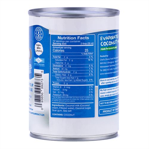 Leche Evaporada de Coco Nature's Charm 360 ml