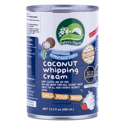 Crema para Batir de Coco Nature's Charm 400 g