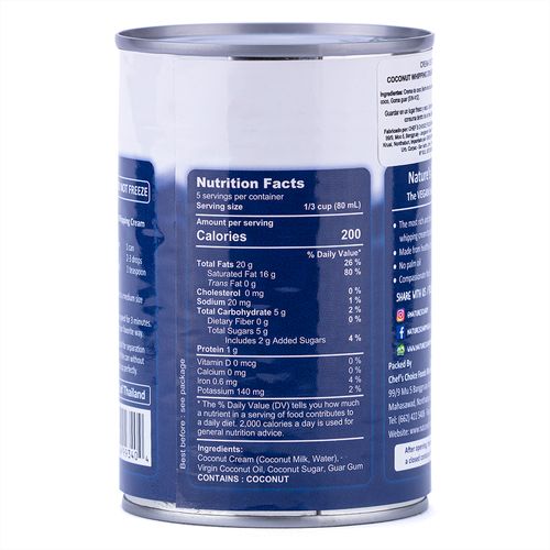 Crema para Batir de Coco Nature's Charm 400 g