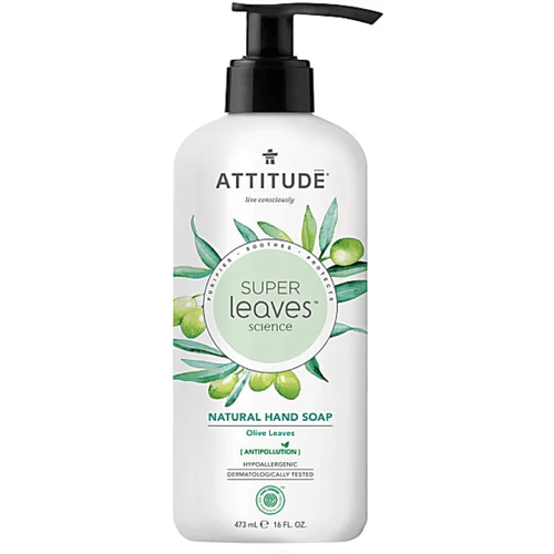 Jabón de Manos de Hojas de Olivo Attitude 473 ml