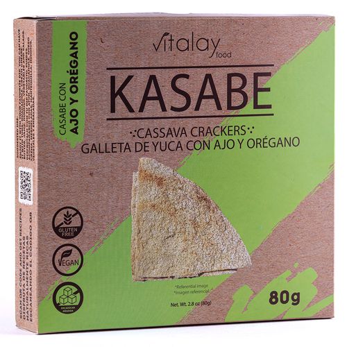 Kasabes de Ajo y Orégano Kasabe.pe 80 g