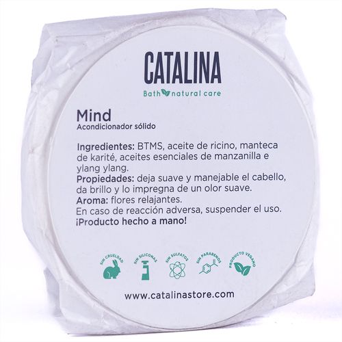 Acondicionador Sólido Mind Catalina Bath & Naturalcare 90g