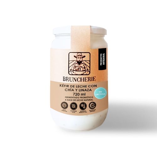 Kefir De Leche Con Chia y Linaza Bruncherie 720 ml
