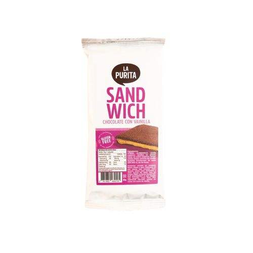 Sandiwch Chocolate con Vainilla x 35g La Purita