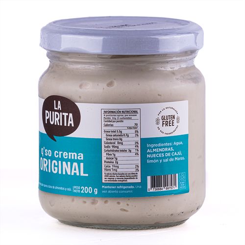 Queso Crema Original La Purita 200 g
