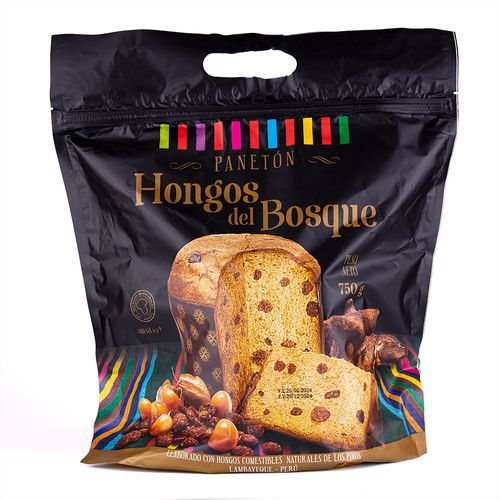 Panetón Hongos del Bosque Bolsa 750 g