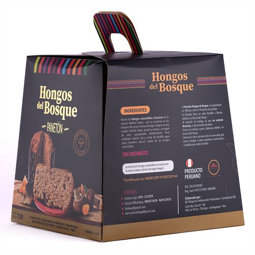 Panetón Hongos del Bosque 750 g