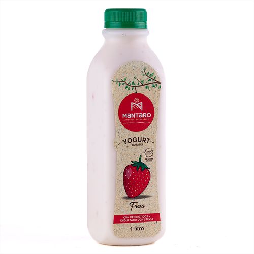 Yogurt Frutado De Fresa Mantaro 1 L