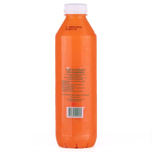 Jugo Cold Pressed Naranja Zanahoria Ecofresh 475 ml