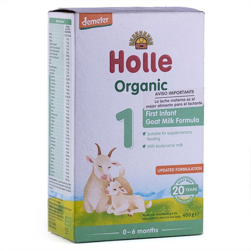 Preparado para Lactantes a base de leche de cabra Holle 400 g