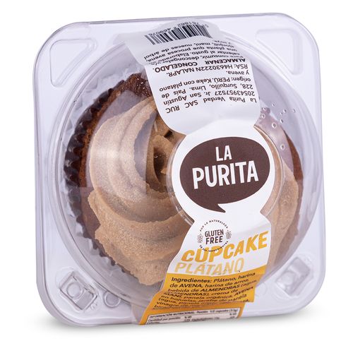 CUPCAKE DE PLATANO LA PURITA VERDAD 105G