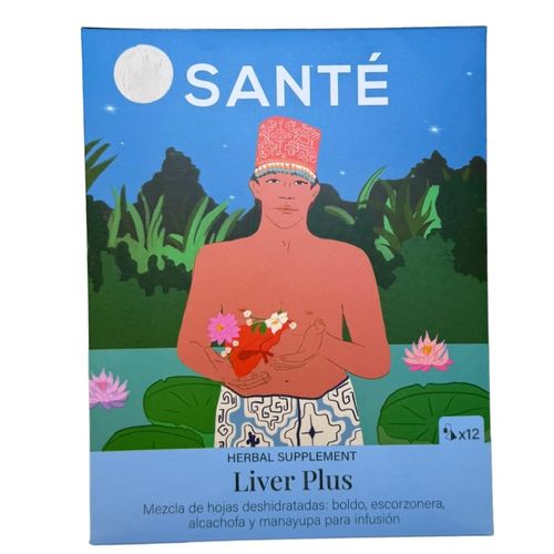 Infusion Liver relax Plus caja piramidal x12 unidades Santé