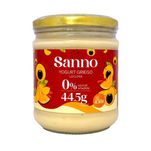 Yogurt Griego de Lúcuma Sanno 450 g
