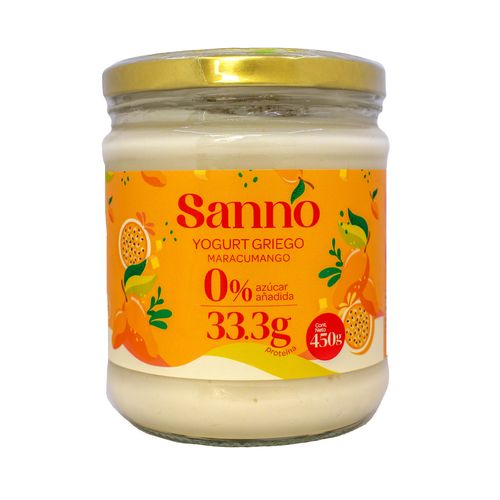 Yogurt Griego Maracumango 450gr Sanno
