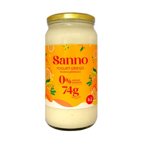 Yogurt Griego Maracumango 1kg Sanno