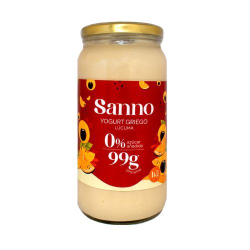 Yogurt Griego Lúcuma Sanno 1 kg