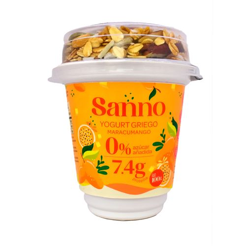 Yogurt Griego Maracumango Con Granola Sanno 100 g