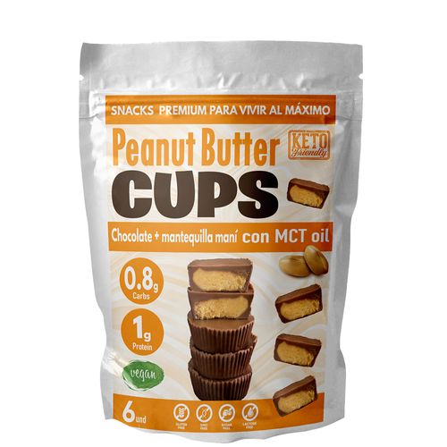 Chocolate Relleno c/Mantequilla de Mani Vivir Powersnacks x 6 unidades