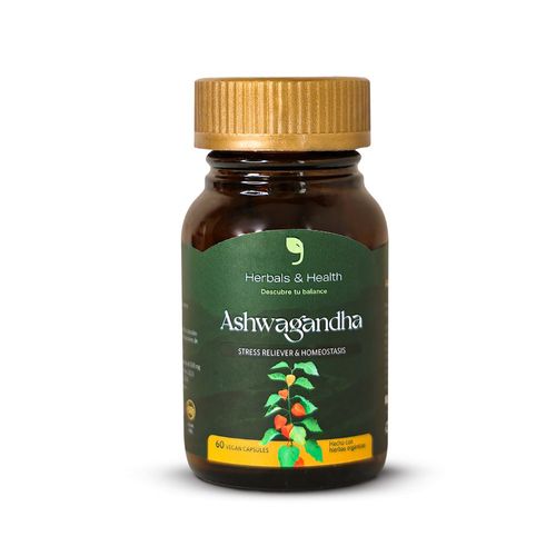 Ashwagandha Herbals y Health Capsula Vegana x60und