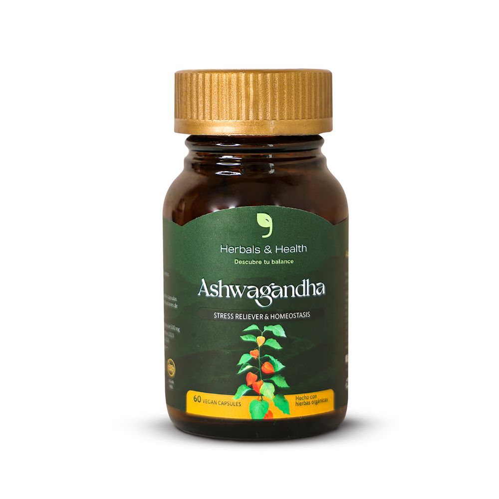 Ashwagandha Herbals y Health Capsula Vegana x60und