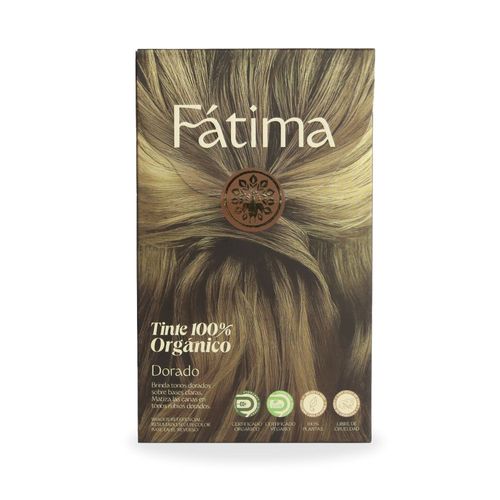 tinte orgánico  dorado 100gr fátima
