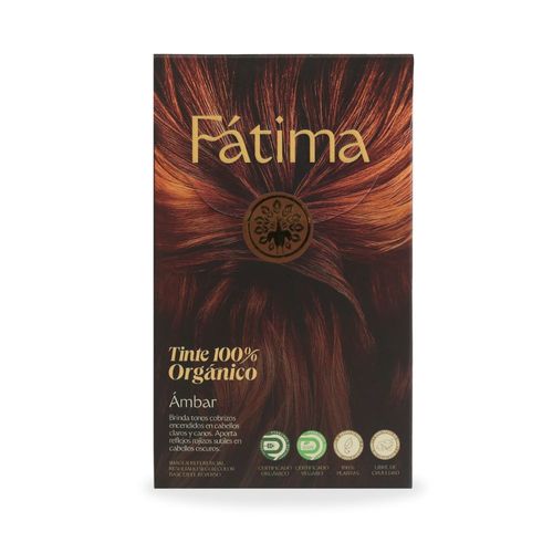 Tinte orgánico ámbar 100gr fátima