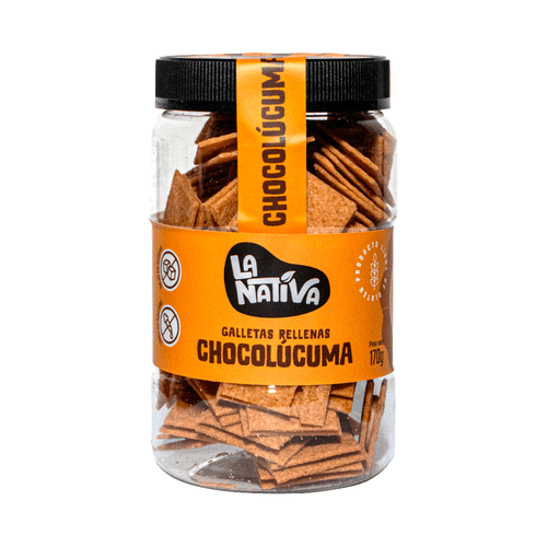 Galletas rellenas chocolúcuma 170 gr La Nativa