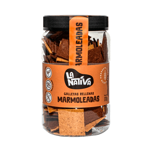 Galletas rellenas marmoleadas 170 gr La Nativa