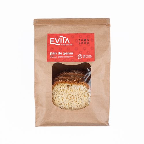 Pan de Molde de Yema sin Gluten Evita 300 g