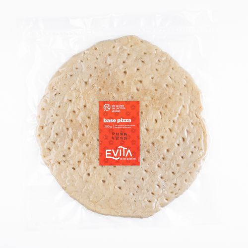 Base de Pizza Libre de Gluten y Lactosa Evita