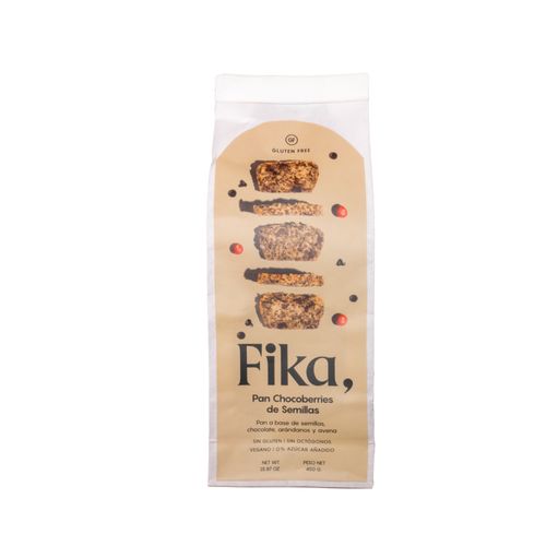 Pan chocoberries de semillas 450 gr Fika