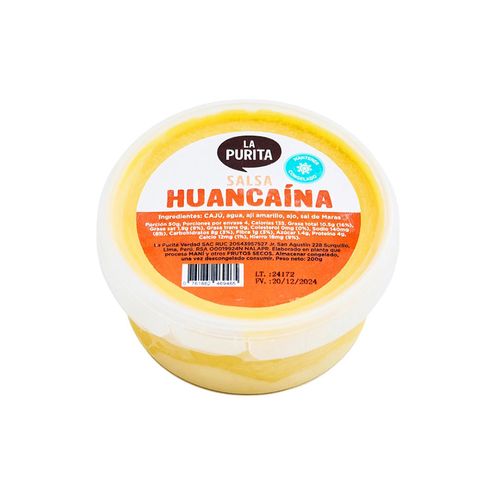 Salsa de huancaína vegana La Purita 500g