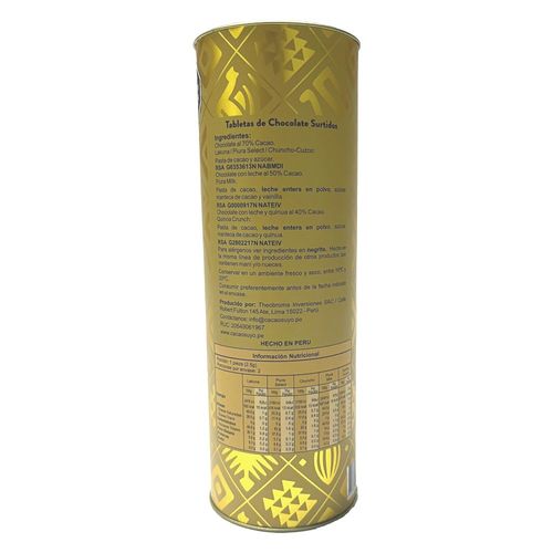 Tubo Mini Mix Tableta Cacaosuyo 100 g