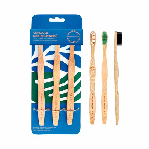 Sixpack de cepillos de adultos Bamboo Balance