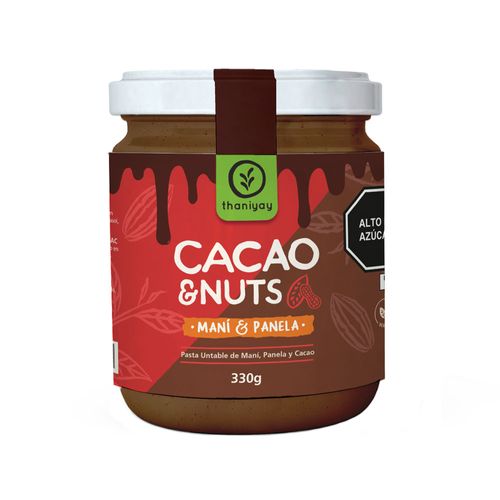 Cacao y Nuts Maní y Panela 330 g