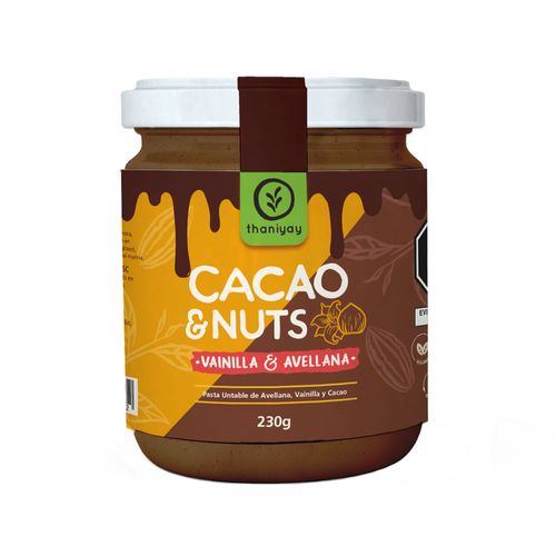 Cacao y Nuts Vainilla y Avellanas Thaniyay 230 g