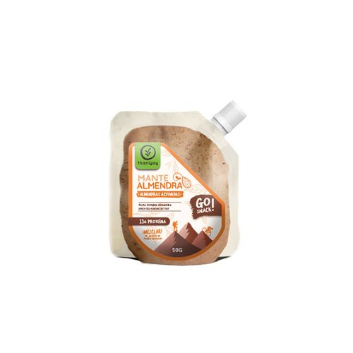 Mantequilla de Almendra Activada Natural Mantealmendra Thaniyay Doypack 50 g
