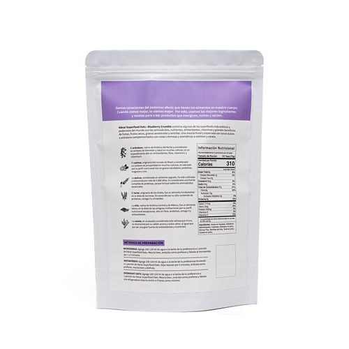 Mix de Avena Sabor Blueberry Crumble Hanai 415g