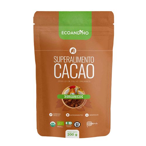 Cacao en Polvo Ecoandino 200 g