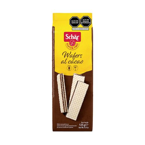 Wafer de Cacao sin Gluten Schär 125 g