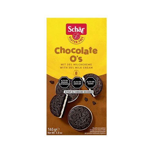 Galletas de Chocolate con Crema sin Gluten Dr. Schär 165 g