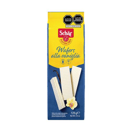 Wafers de Vainilla sin Gluten Schär 125 g