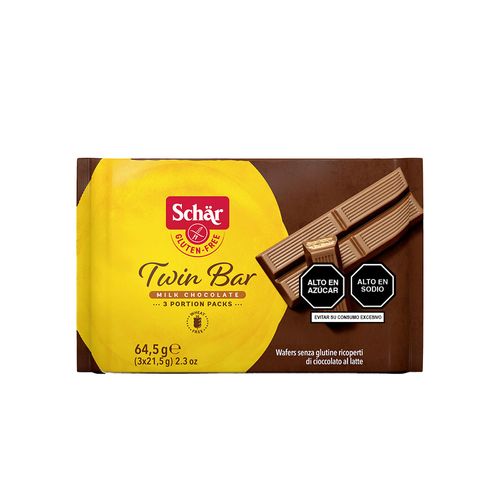 Barquillos sin Gluten Cubiertos de Chocolate con Leche Dr. Schär 64.5 g